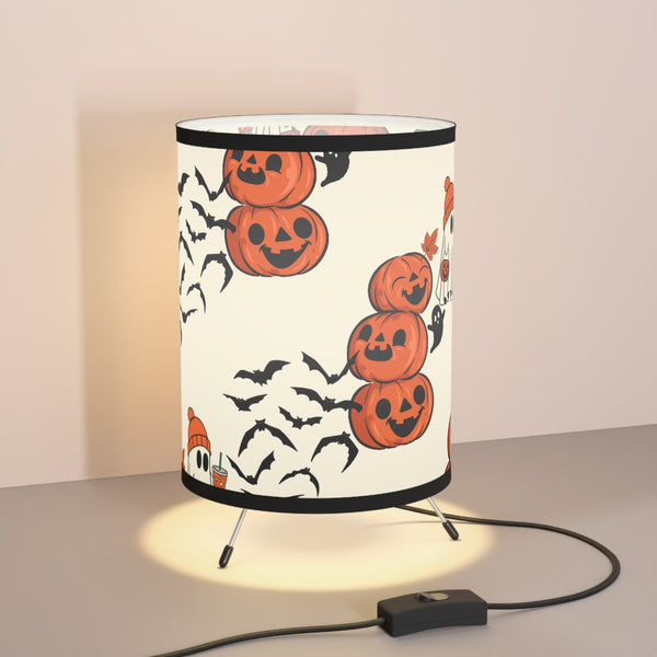 Halloween Tripod Lamp with High-Res Printed Shade, US\CA plug